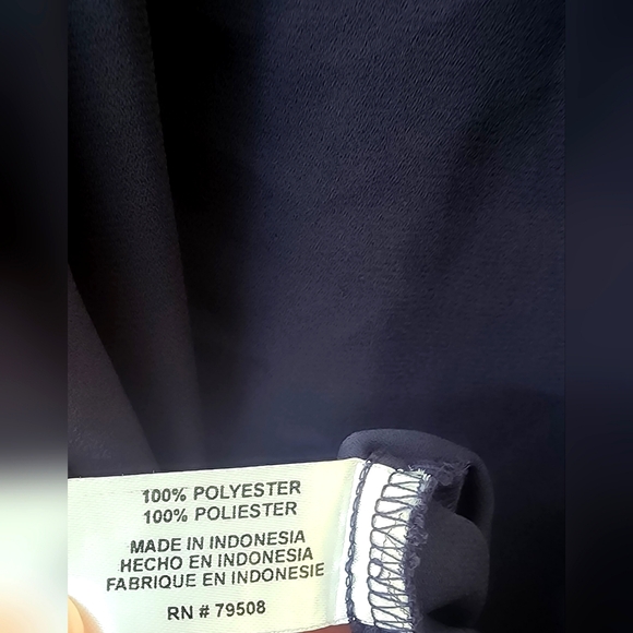 Violet & Claire Elegant Navy Blue Women's Top XL - Picture 4 of 5